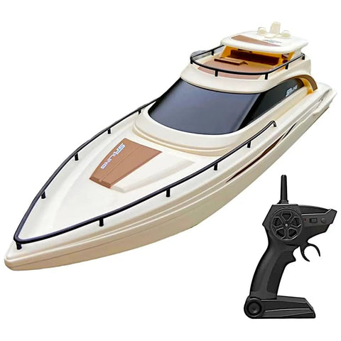 Dope Modern Yacht RC Boat One To Twenty Eight Scale With 2.4GHz Remote Dual Motors Fifteen Kmph Speed Pool Lake Pond Cruiser