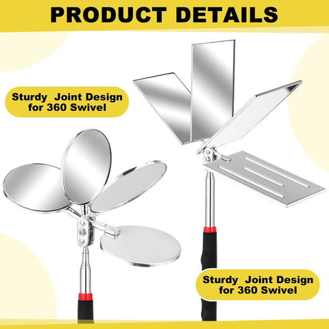 Valve Core Remover And Installer Tool Kit with magnetic pick-up tool and inspection mirrors