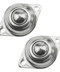 Flange Mounted Five Eighth Inch Ball Transfer Unit CY 15A With 304 Stainless Steel Ball Bearing Roller for Conveyor Tables Two Hole Mounted
