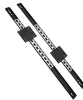 Beefy Heavy Duty Ball Bearing Drawer Slides Runner Tracks 2 Section Durable Black 650mm Long By 35mm Wide Cabinets Rvs Trucks Home Renovation And Heavy Load Drawers Garage Basement Workshop Storage Upgrade Set Up pair of black steel slides