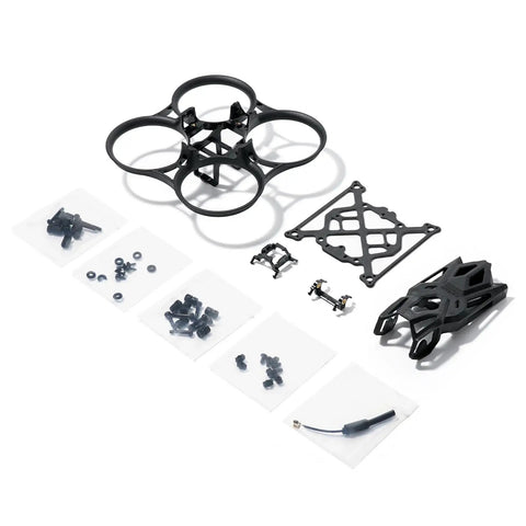 Pavo Femto Brushless Whoop Frame With HD VTX Bracket And Camera Canopy For O4 Air Unit Modular 75mm Wheelbase PA12 Material kit components