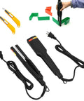 110-240V Acrylic Bending Machine for DIY Projects, Manual Plastic Arc Angle Bender with 2 Cutting Hooks shown in use