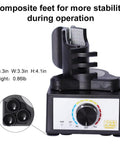 Vortex Mixer For DIY Projects And Lab Use Hands Free Paint Shaker 300 To 2400 RPM with composite feet for stability