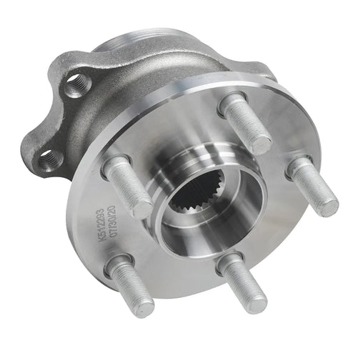Front view of Rear Wheel Bearing Hub Assembly Pair For 2005-2009 Subaru Outback And Legacy, 5 Lug, M12x1.25, 4-Bolt Square Flange