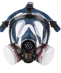 All Day Comfort Anti Dust Full Face Cover With Organic Vapor Protection For Paint Polishing Mold Construction And Welding Cleaning Anti Fog Lens Shield Wide View And Leak Free Seal