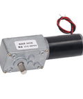 Straight Up Reliable DC24V Self Locking Gear Motor With Reversible Single Shaft And Heavy Duty Aluminum Housing Delivers Locked Stability At 80RPM for robotics projects.
