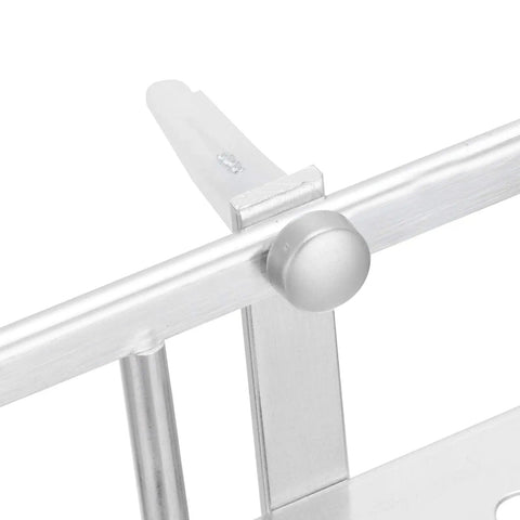 Three Tier Corner Shower Shelf Wall Mount Organizer With Drainage Design Aluminum Rack For Shower Toilet And Kitchen Hollow Carved Base Drains Fast Includes Hardware Kit, aluminum corner bracket close-up