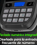 Close-up of numeric keypad on Rugged Android 12 Barcode Scanner Workhorse With 4G LTE NFC 4 Inch IPS Touchscreen 1D 2D QR Scan Engine 64GB ROM 4GB RAM Wireless Handheld PDA Data Terminal Includes Charge Dock.