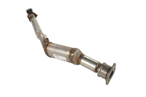 GM Three Way Catalytic Converter Kit With Exhaust Manifold Pipe OE Replacement side view laying flat