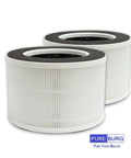 Replacement Filters For TREDY TD-1500 And TD-1500BM Air Purifier, 2-Pack shown with circular white design