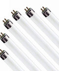 6 Pack 24 Inch T8 Fluorescent Light Bulbs 17W 4100K Cool White G13 Bi Pin Base 1400 Lumens High CRI 83 Energy Saving Tubes