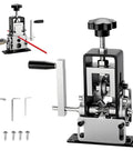 Heavy Duty Wire Stripping Machine For Copper Wire 0.04 To 1 Inch, Drill Powered Cable Stripper Tool With Hand Crank shown with accessories