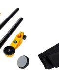 Laser Level Mounting Pole With One Quarter Inch Twenty Thread Extends Up To 10 Feet Pro Grade Built Tough Aluminum Construction