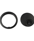 Zinc Alloy Desk Grommet For Wire Organization And Cable Management, 53mm Hole Cover, Black, 2 Pack, Electroplated Finish