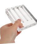 Transmission Oil Viscosity Testing Stand For Auto Maintenance Engine Oil Tester Acrylic Comparator held in hand