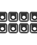 Hardtop Quick Removal Thumb Screws With Nut Washer And Tie Down D Rings For Jeep Wrangler JK YJ TJ JKU Black No Tools Needed