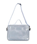 Clear Antistatic Crossbody Tool Bag Hella Durable Cold Pvc Build For Field Engineers And Tech Crews Straight Up Reliable Gear And Laptop Storage Heavy Duty Protective Case with adjustable strap.