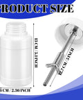 Leak Proof Skate Bearings Cleaning Bottle And Cleaning Unit Kit dimensions shown