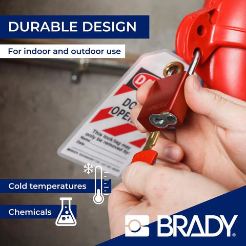 Heavy Duty Aluminum Green SafeKey Lockout Tagout Padlock With One Point Five Inch Steel Shackle And Unique Keyed Different Linear Lock Design That Packs Serious Security For The Worksite