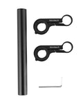 Dope Space Saver Bike Handlebar Extender Double Bar Mount For 25.4mm To 31.8mm Bars Carbon Fiber Mount With Aluminum Bracket
