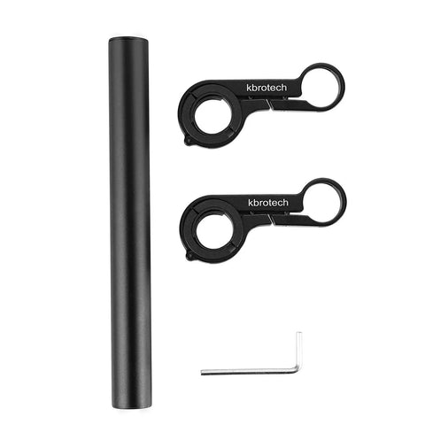 Dope Space Saver Bike Handlebar Extender Double Bar Mount For 25.4mm To 31.8mm Bars Carbon Fiber Mount With Aluminum Bracket