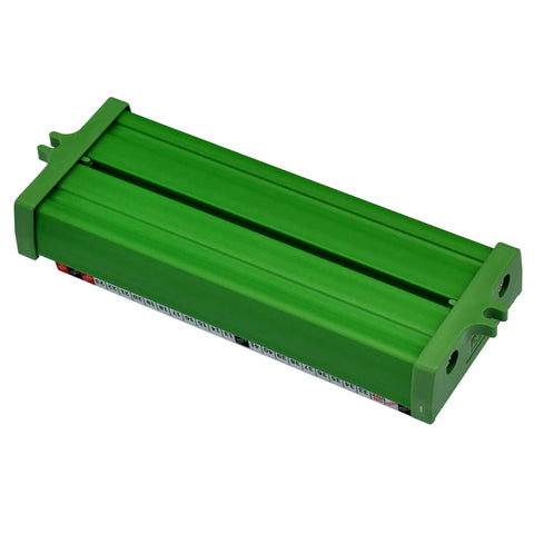 Terminal Block Breakout Board Module For Teensy 4.1 With Screw Mount, green color enclosure, 112 DIY solder pads visible