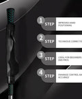 Grip Trainer for Correct Hand Position and Consistent Swing, four steps for better golf technique.