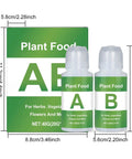 Pro Grade Hydroponic Nutrients A And B For Indoor Plants Fertilizer And Plant Food For Hydroponics Solutions Boosts Fast Growth box and bottles