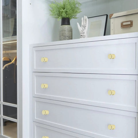 White dresser with 10Pcs Zinc Alloy Drawer Handles And Vintage Cabinet Knobs For Dressers Rustic Furniture Pulls showcase.