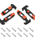 4 Pack Rubber Latches With Flexible T Handle Draw Latches Screws Included Heavy Duty Hasp Latch Set For Secure Vibration Resistant All Weather Use