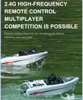 Fast RC Water Kart For Pools And Lakes, 1 To 12 Scale, 2.4G Remote, 8 KMH Speed racing on water
