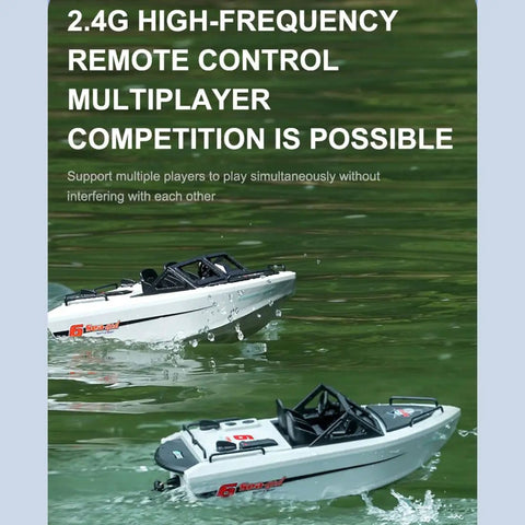Fast RC Water Kart For Pools And Lakes, 1 To 12 Scale, 2.4G Remote, 8 KMH Speed racing on water