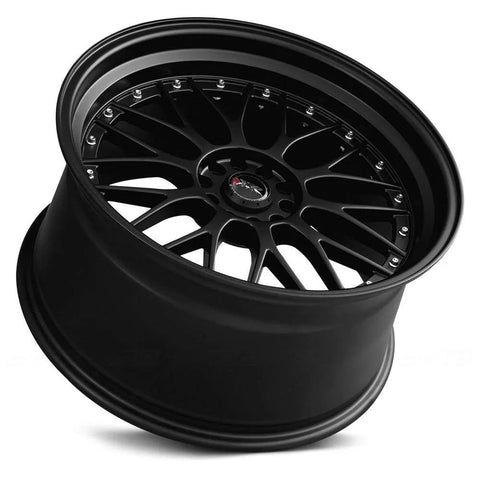 Flat Black XXR 521 Series 17x7 Wheels With 5x100 And 5x114.3 Bolt Pattern 38mm Offset 73.1mm Hub Bore Lightweight Alloy Rims