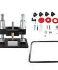 Heavy Aluminum Router Table For Tenoning And Grooving Black Woodworking Fence Jig with accessories and base plate
