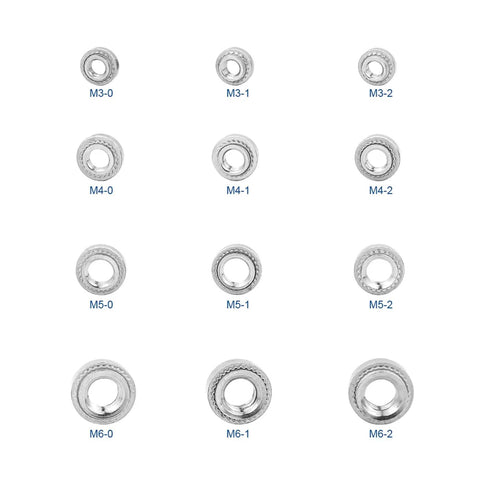 450 Piece Self Clinching Nut Assortment Kit Crafted From Top Shelf 304 Stainless Steel Featuring Rock Solid Swage Press Fit Design In M3 M4 M5 M6 Threads Ready To Nail Sheet Metal Repairs And Garage Builds