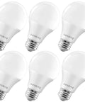 Super Bright A19 LED Bulb 75W Equivalent, 1100 Lumens, 3500K Natural White, Dimmable 11W, E26 Medium Base, 6 Pack image