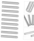Stainless Steel Cylindrical Dowels Set 100 Pcs for Machinery and Automotive Applications Easy to Install Fastening Elements