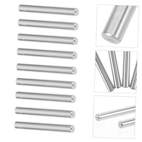Stainless Steel Cylindrical Dowels Set 100 Pcs for Machinery and Automotive Applications Easy to Install Fastening Elements