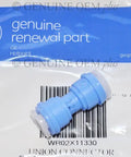 Water Line Quick Connector For Refrigerator OEM Part WR02X11330 5/16 Inch To 5/16 Inch Plastic Connector For GE Refrigerators