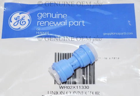 Water Line Quick Connector For Refrigerator OEM Part WR02X11330 5/16 Inch To 5/16 Inch Plastic Connector For GE Refrigerators