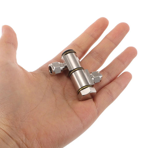 2 Pack Tire Changer Connector Set Heavy Duty Pressure Resistant Air Valve Fittings For Tire Changer Machines Quick Install Replacement Parts For Automotive Shop, Garage, And DIY Auto Repairs, stainless steel, hand-held