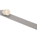 Heavy Duty 22 Inch Pull Bar and Pry Bar for Laminate Flooring Installation, steel with nylon cap, beveled end, angled block