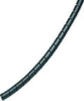 Weather Resistant Polyethylene Spiral Cable Wrap T50F-C0, 100-Foot Black Harness For Bundling Wires, Cables, And Hoses