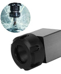 Heavy Duty Square Collet Chuck Fits ER25 For CNC Lathe Tool Holder Made From Carbon Steel, detailed view of robust design.