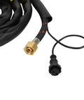 Plasma Cutter Torch PT 31 Air Plasma Cutting Gun With M161.5 Brass 2 Pin Connectors, 4m lead visible, flexible durable neck