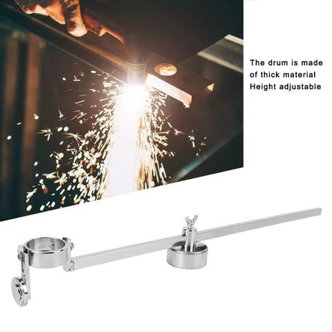Must-Have Cutting P80 Gauge With Crazy Strong Magnetic Base For Precision Metal Cut And Welding Jobs That Really Gonna Last You A Long Time, showcased in use during welding.