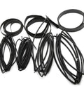 7 Size Heat Shrink Tubing Assortment Kit For Electrical Wire Wrapping Cable Insulation Sleeve 2 To 1 Ratio Perfect For Diy Projects And Quick Fixes On The Go, black assorted sizes