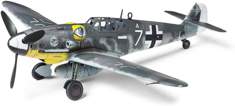 1/72 Scale Messerschmitt Bf 109 G-6 Plastic Model Airplane Kit With Open Or Closed Canopy, Accurate Interior, Snap-Fit Assembly