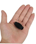 Hand holding a small black Insulation Sleeve For Coffee Makers Heat Resistant Steam Wand Guard And Pipe Cover Winter Protection Insulator