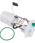 Heavy Duty Replacement Fuel Pump Assembly For Fiat 500 1.4L L4 Gas Engine 2012 To 2019 with green O-ring and connectors.